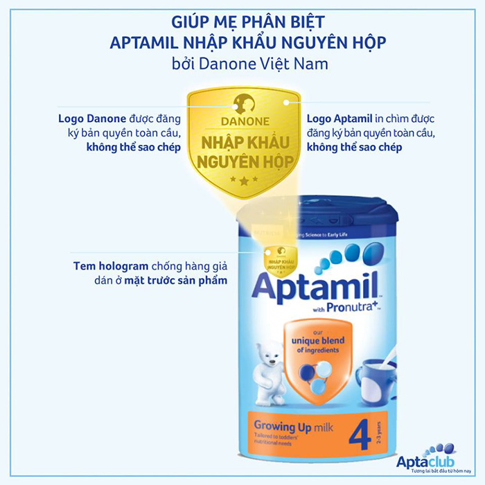 Phân biệt sữa Aptamil nhập khẩu & Sữa Aptamil xách tay | Shopsua.vn