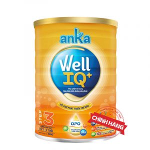 Sữa Anka Well IQ+ Step 1 (Hộp 400g) nhập khẩu chính hãng cho trẻ từ 1 - 3 tuổi